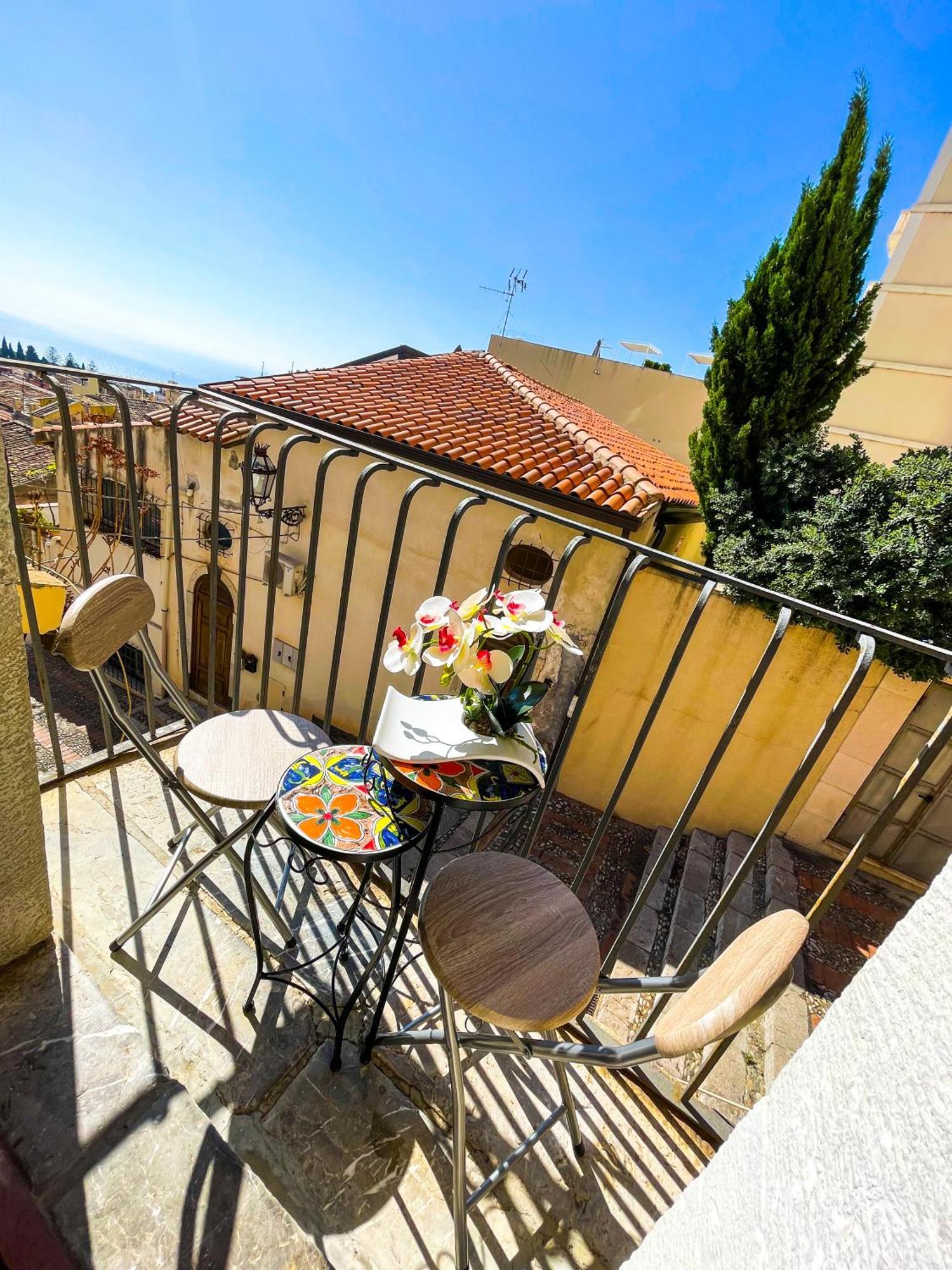 Panoramic Taormina Center Apartment Exterior foto