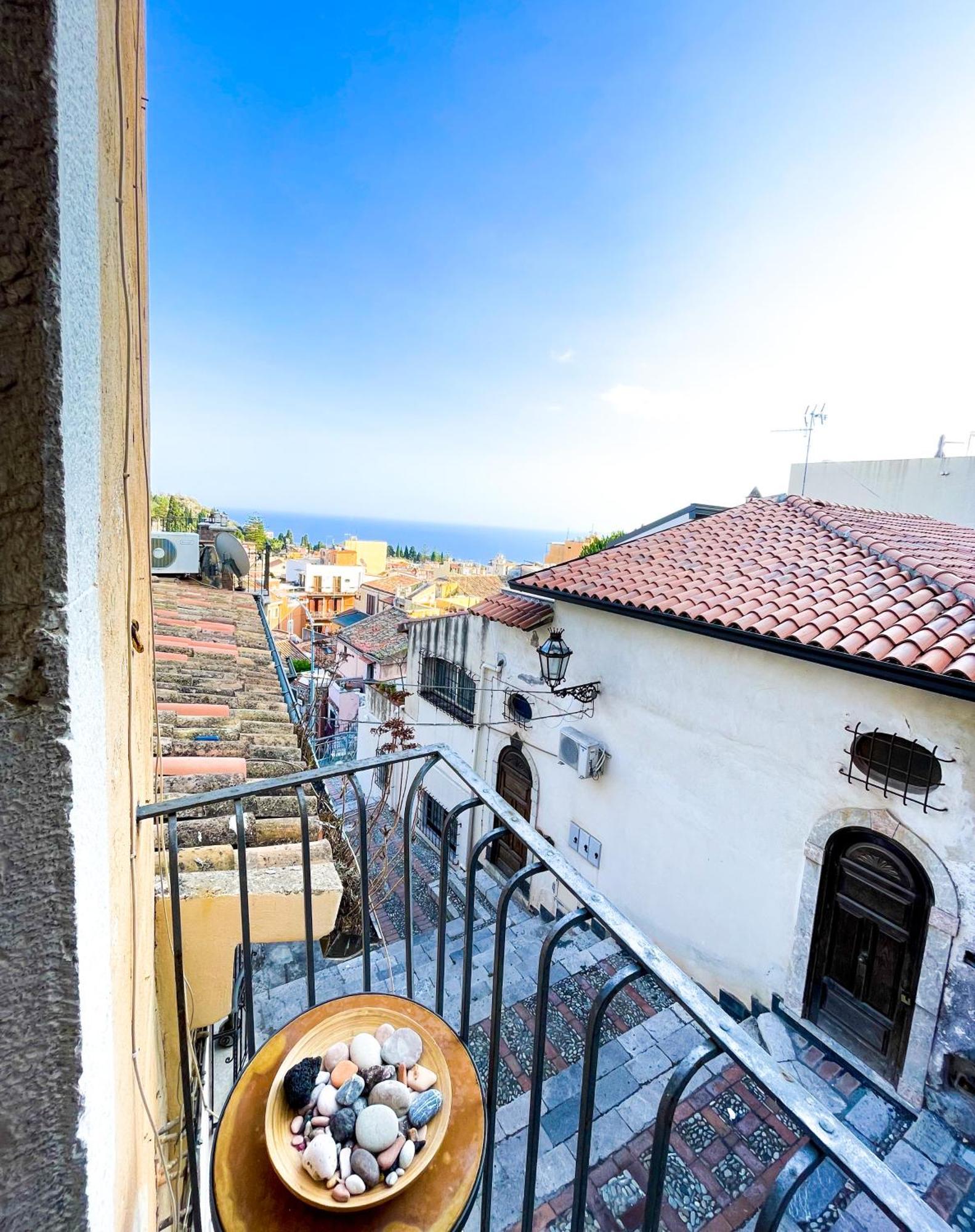 Panoramic Taormina Center Apartment Exterior foto